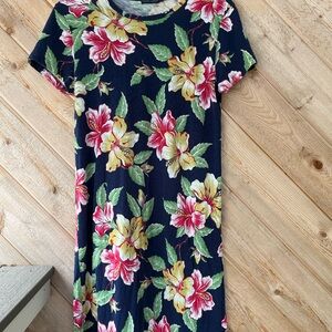 Ralph Lauren Navy Floral Dress
